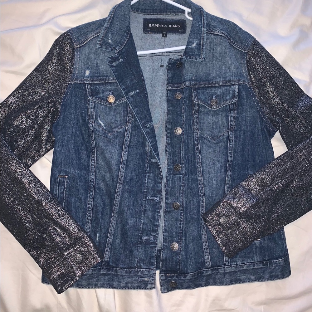 Large express denim jacket like new